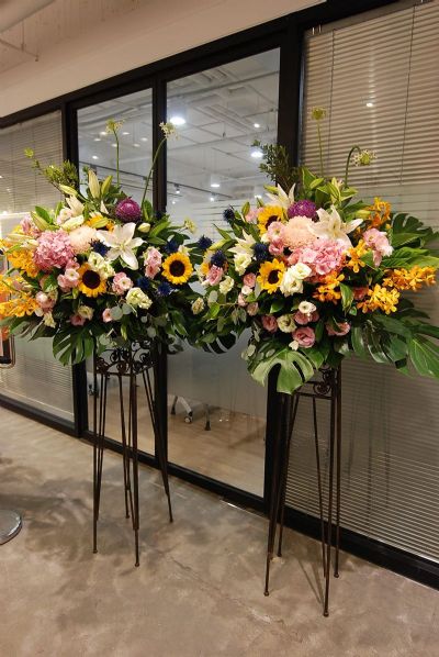 開幕與辦公室成立花藝佈置